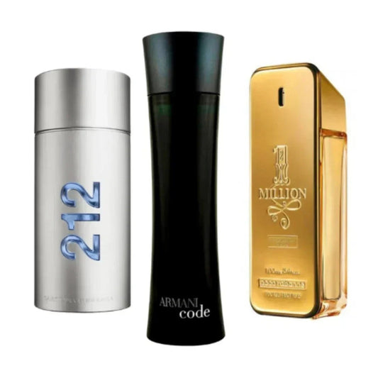 212 MEN, Pac Rabanne One, Code + 1 Montre Homme OFFERTE